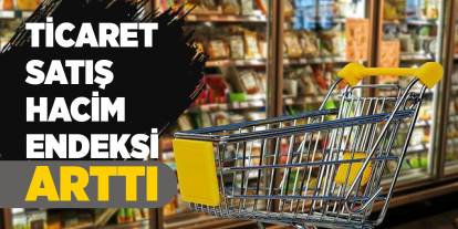 Ticaret satış hacim endeksi arttı