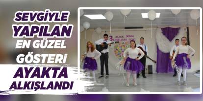 Sevgiyle yapılan en güzel gösteri ayakta alkışlandı