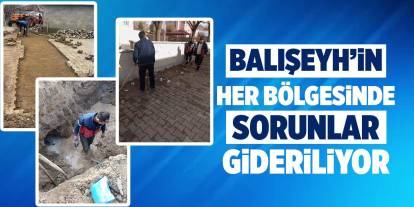 Balışeyh’in her bölgesinde sorunlar gideriliyor