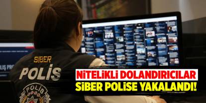 Nitelikli dolandırıcılar Siber polise yakalandı!