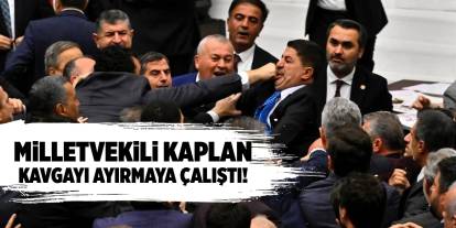 Milletvekili Kaplan, kavgayı ayırmaya çalıştı!