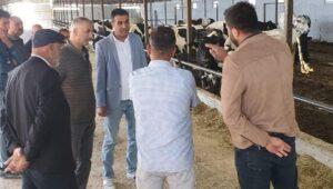 ATEŞ HAYVANCILIK İŞLETMELERİNİ ZİYARET ETTİ - Kırıkkale Haber, Son Dakika Kırıkkale Haberleri