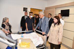 VALİ MAKAS'TAN HASTANE ZİYARETİ - Kırıkkale Haber, Son Dakika Kırıkkale Haberleri